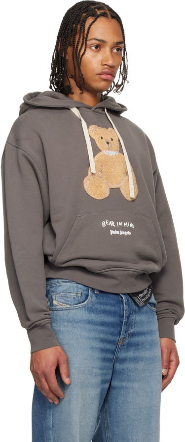Суитчър Palm Angels 'Bear In Mind' Hoodie Сиво | PMBB17DF25FLE0040760, 1