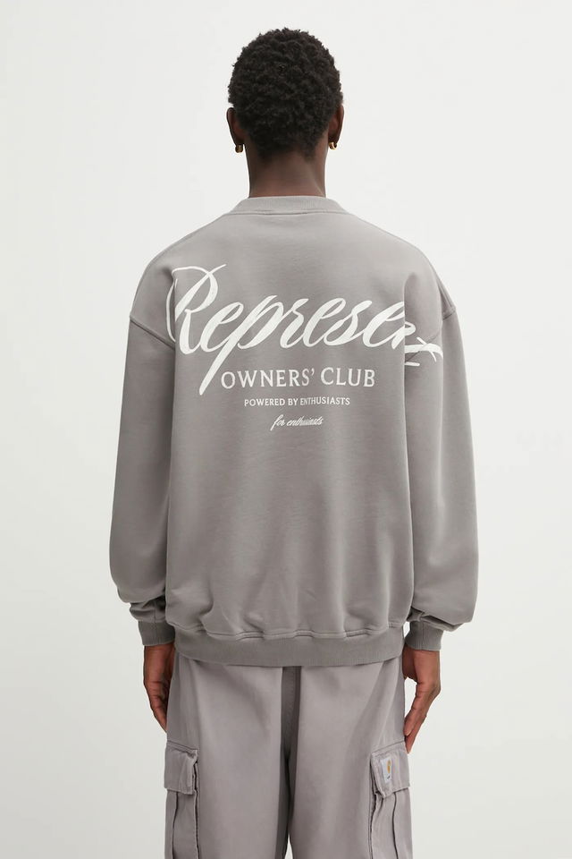 Owners Club Script Oversized Printed Sweatshirt