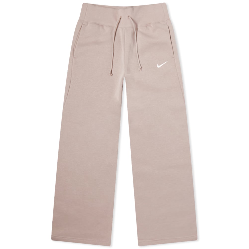 Спортни панталони Nike Phoenix Fleece Wide Pant Diffused Taupe/Sail Розово | DQ5615-272, 0