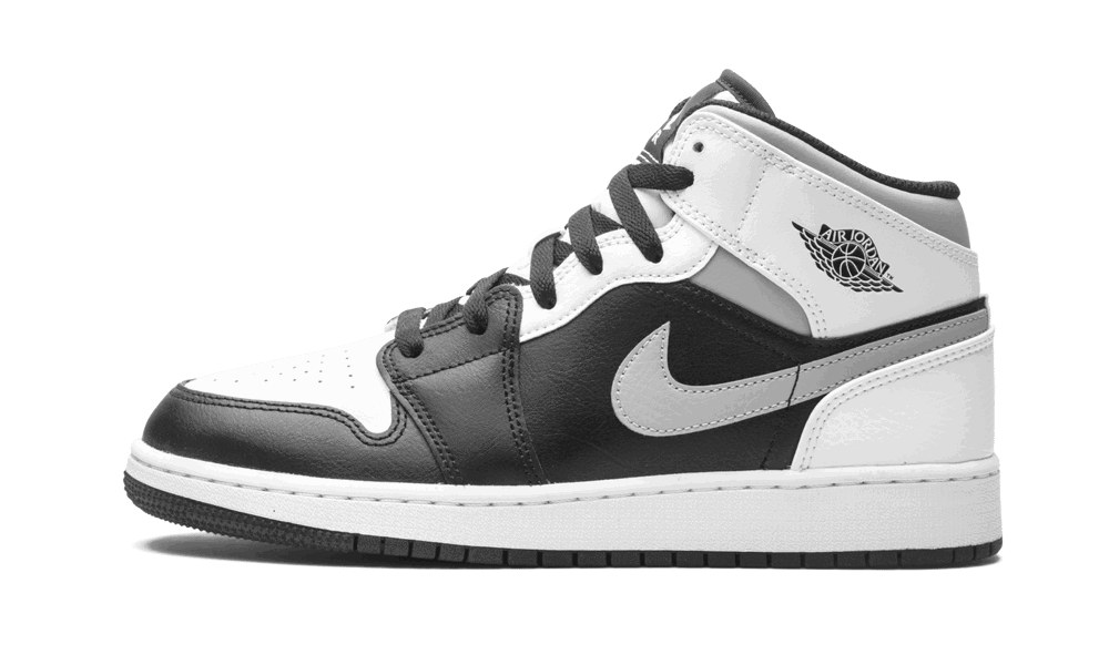 Кецове и обувки Jordan Air Jordan 1 Mid "White Shadow" (GS) Сиво | 554725-07, 0