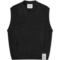 Пуловер WTAPS 01 Knitted Vest Черно | 232MADT-KNM01-BLK, 1
