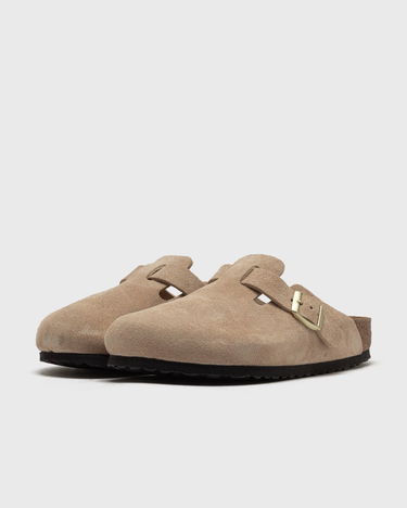 Кецове и обувки Birkenstock Boston Suede Clogs Бежово | 1030855, 2