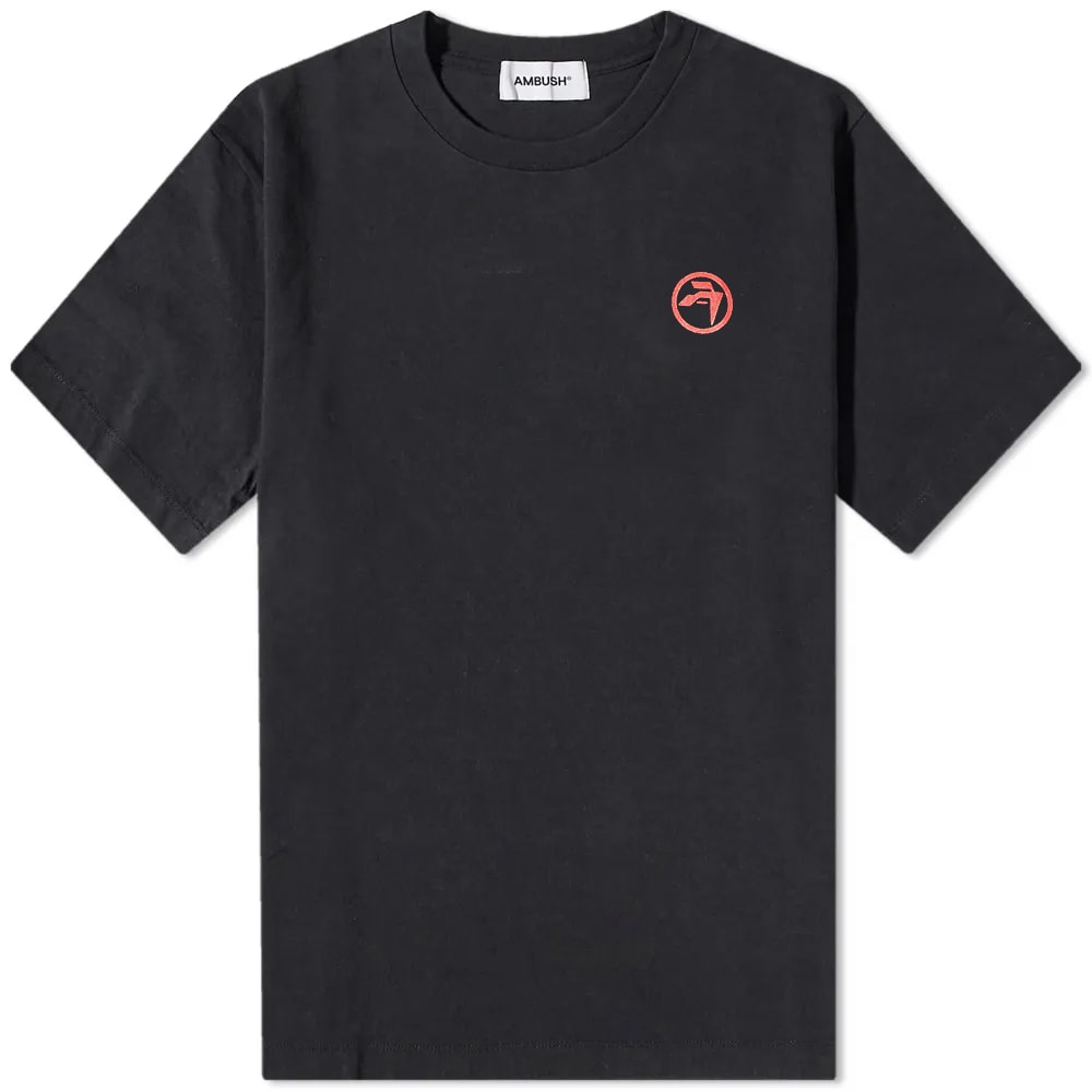 Тениска Ambush Record Graphic Tee Черно | BMAA066S23JER0011025, 0