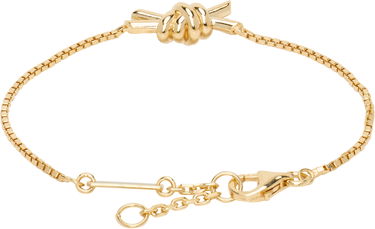 Гривна Bottega Veneta Knot Gold Bracelet Металик | 815934 VAHU0, 1