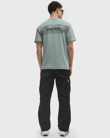 Тениска Napapijri S-VANNI Short Sleeve T-Shirt Зелено | NP0A4IEDG1X1, 2