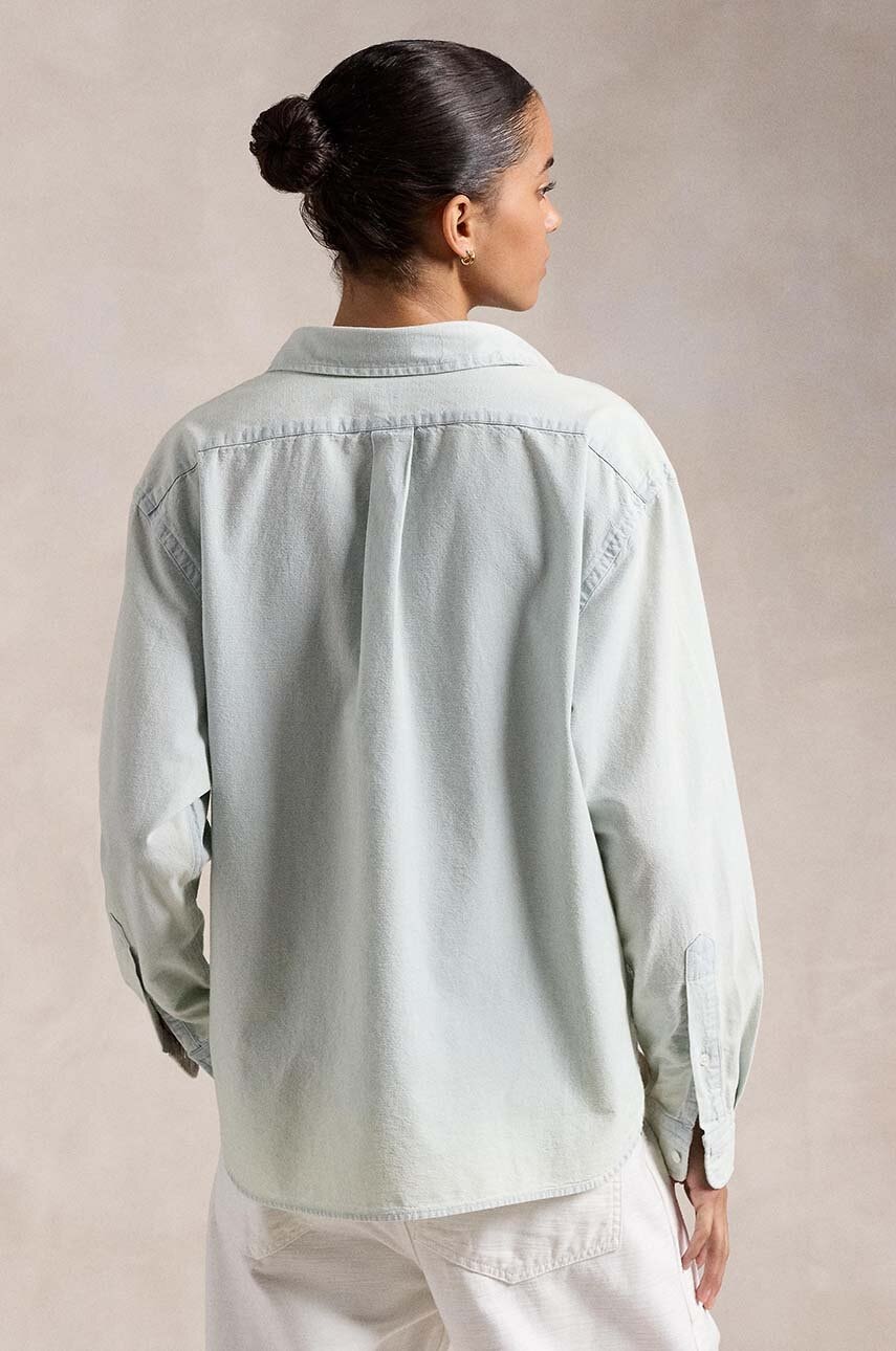 Риза Polo by Ralph Lauren Shirt Синьо | 211891420, 1
