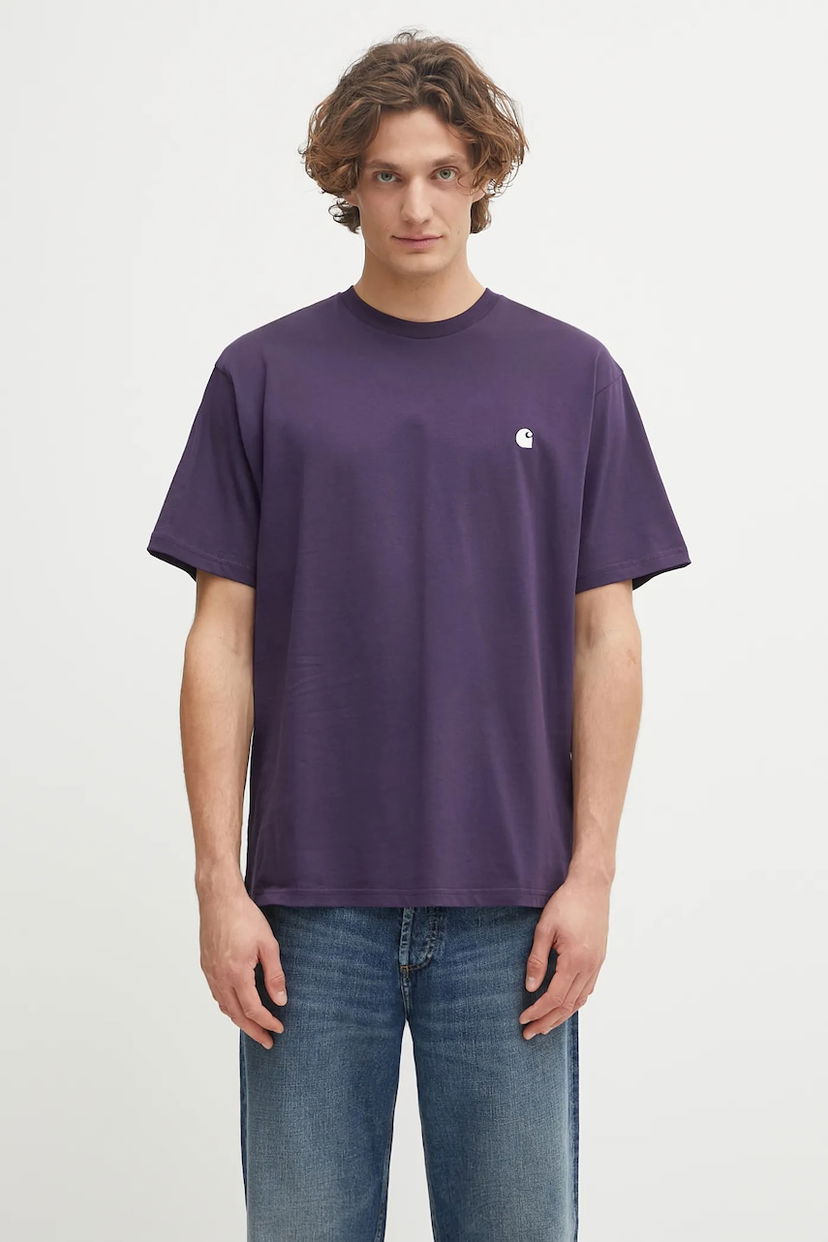Тениска Carhartt WIP S/S Madison T-Shirt Лилаво | I033000.39FXX