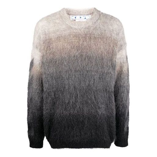Пуловер Off-White Off-White SS22 Round Neck Gradient Pullover Sweater Сиво | OMHE098S22KNI0011710, 0
