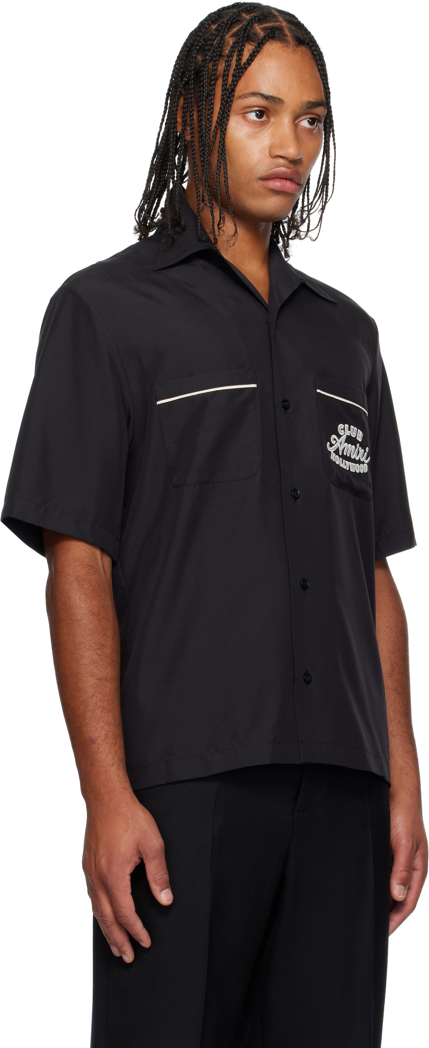 Риза AMIRI Amiri 'Club Amiri' Camp Shirt Черно | AMSTCA1194, 1
