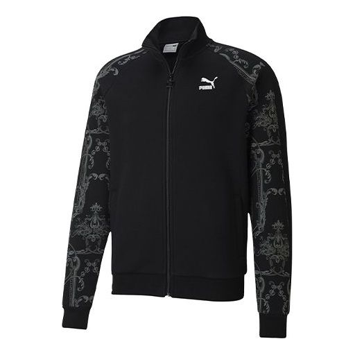 Суитчър Puma Luxe AOP Track Jacket Черно | 530310-51