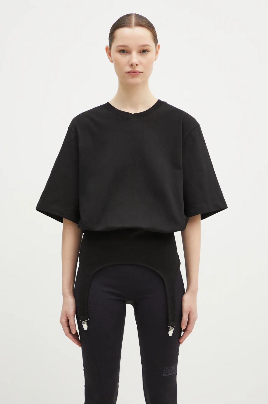Тениска Fiorucci Suspender Belt T-Shirt Черно | W01FMTSH263CJ01BK01, 0
