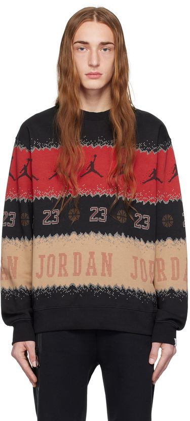 Суитчър Jordan Essentials Holiday Fleece Crew Многоцветен | FD7463-687, 0