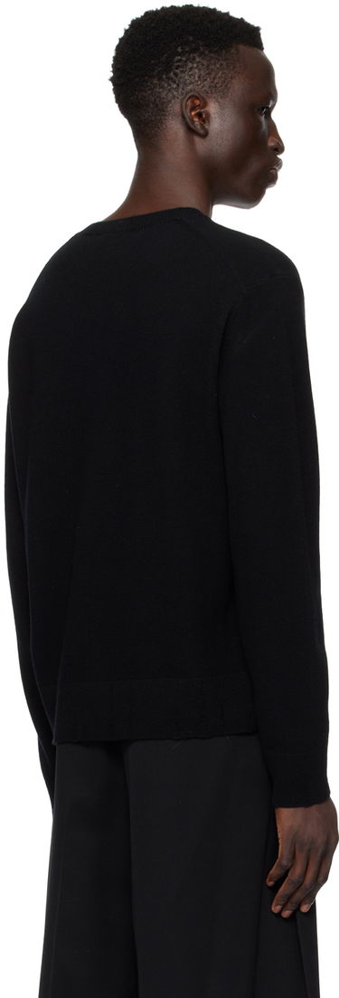 Пуловер We11done We11done Teddy Skeleton Sweater Черно | WD-KT1-24-629-U-BK, 2
