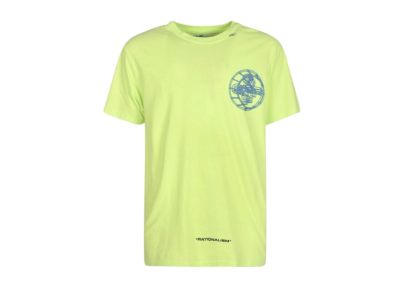 Тениска Off-White 3D Crossed Off S/S Oversized T-Shirt Fluo Yellow/Multi Жълто | OMAA038R201850036288
