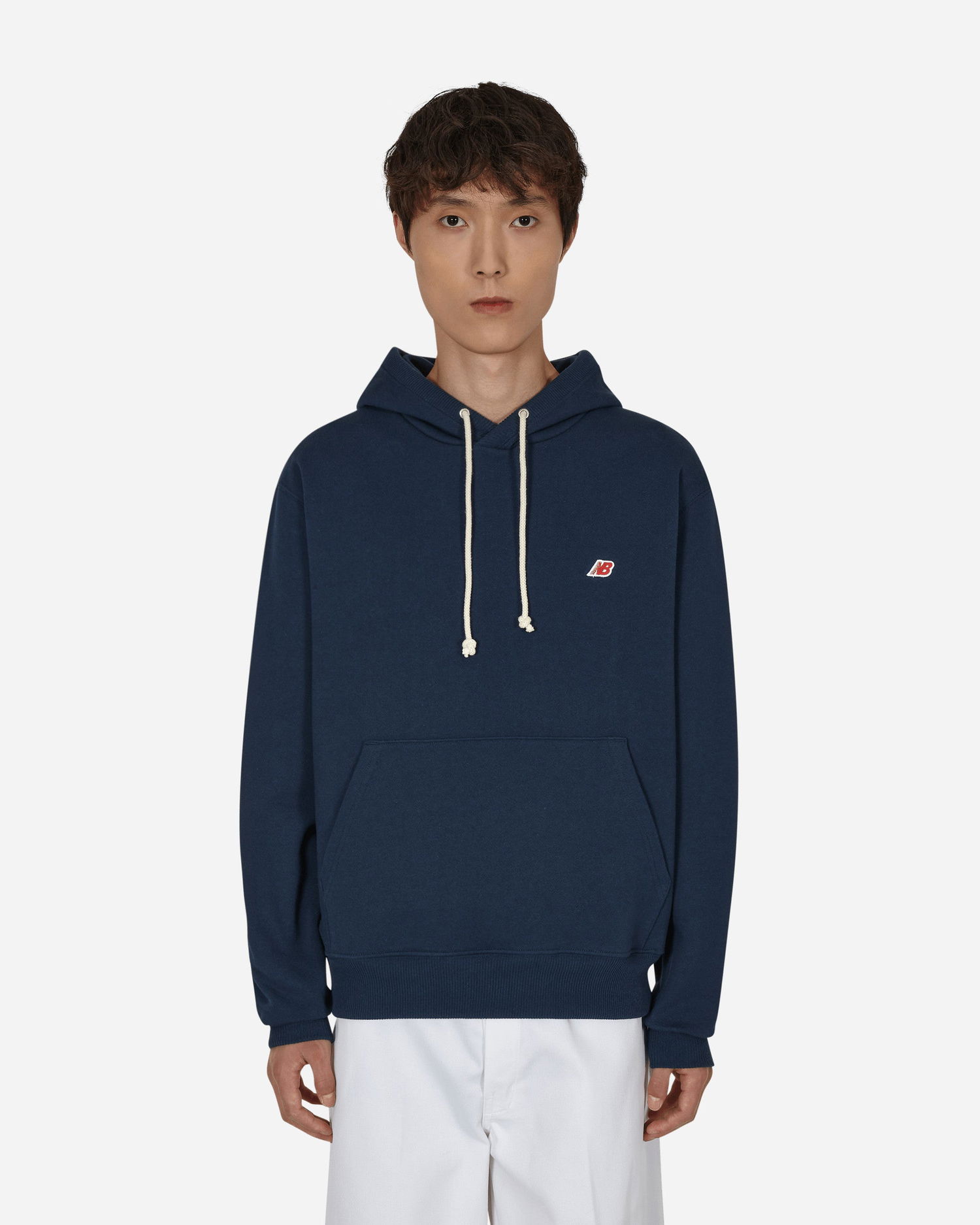 Суитчър New Balance MADE in USA Core Hooded Sweatshirt Тъмно синьо | MT21540, 0