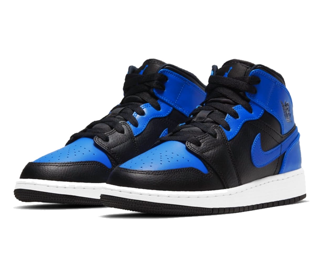 Кецове и обувки Jordan Air Jordan 1 Mid GS "Hyper Royal" Синьо | 554725-077, 1