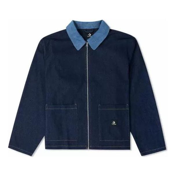 Яке Converse Denim Shirt Jacket Синьо | 10024867-A01