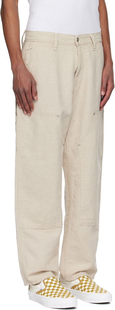 Карго панталони Carhartt WIP Linen Double Knee Trousers Бежово | I033580, 1