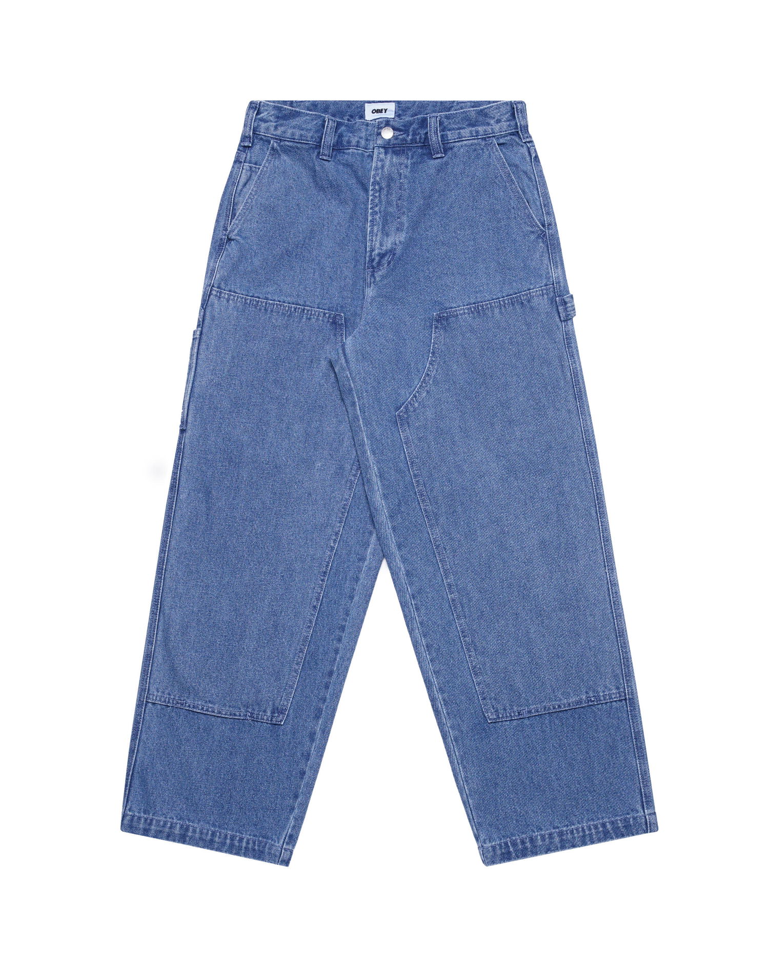 Дънки OBEY Bigwig Denim Carpenter Pant Синьо | 142010093-LIN, 0