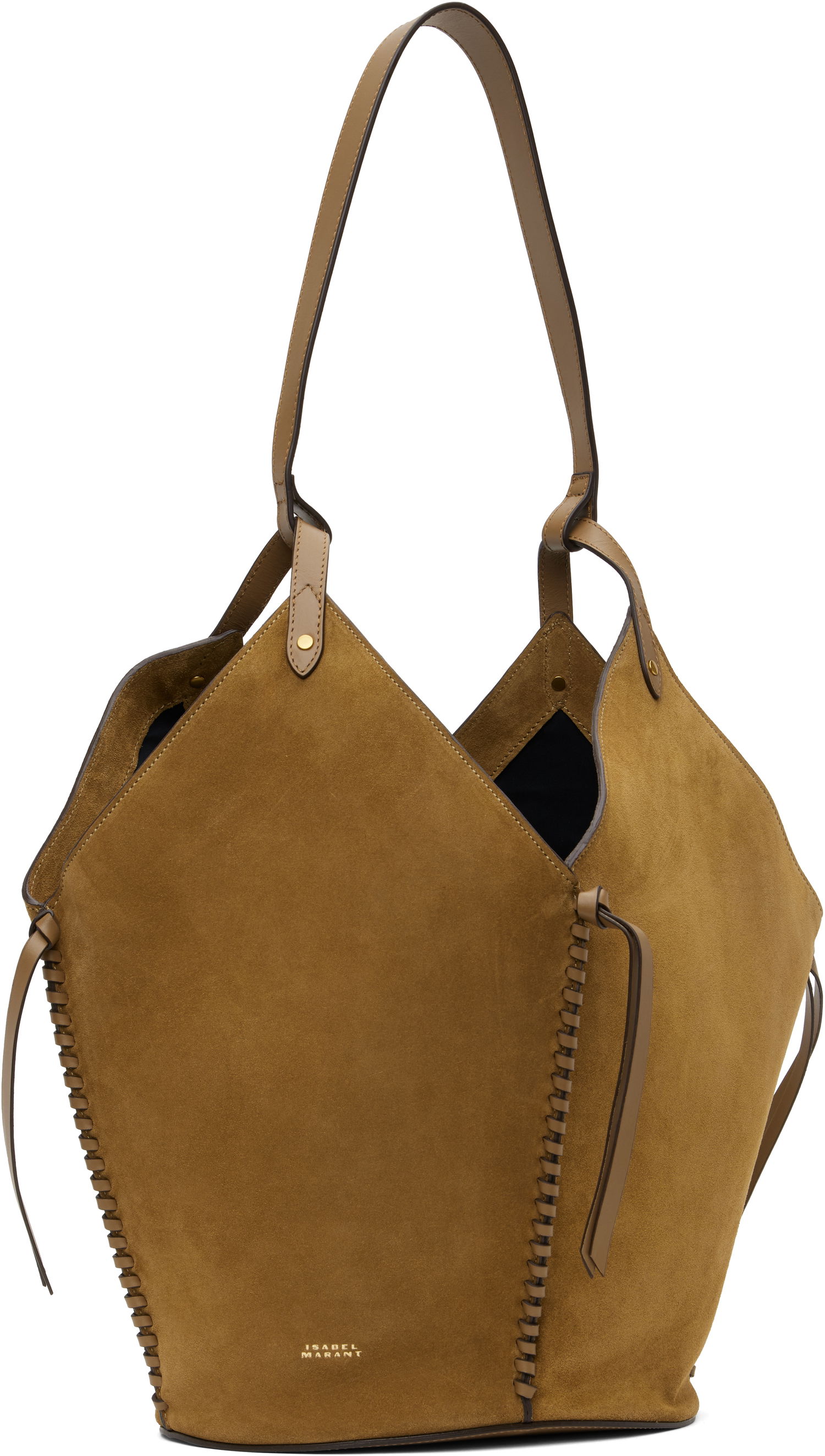 Голяма пазарска чанта ISABEL MARANT Isabel Marant Tampa Suede Shoulder Bag Кафяво | PM0066FA-C2C13M, 1