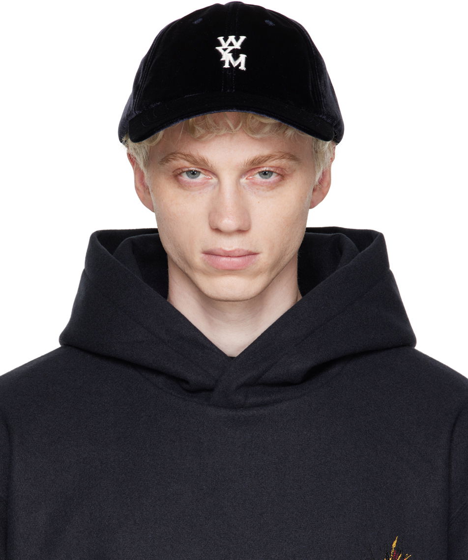 Шапка с козирка WOOYOUNGMI Ball Cap Синьо | W233AC51, 0