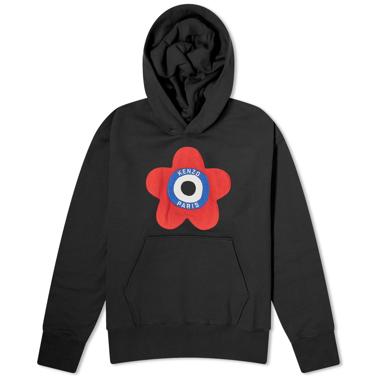 Суитчър KENZO Target Oversized Popover Hoodie Черно | FD65SW0744ME-99J, 0