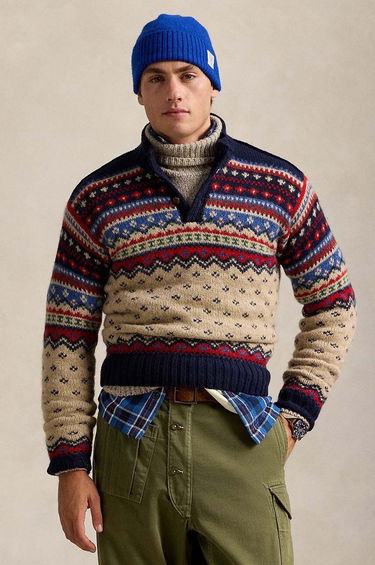 Пуловер Polo by Ralph Lauren Polo Ralph Lauren Fair Isle Wool-Blend Sweater Многоцветен | 710949295, 0