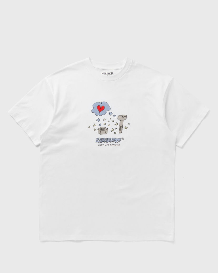 Тениска Carhartt WIP Work Life Romance Graphic T-Shirt Бяло | I035201-02.XX