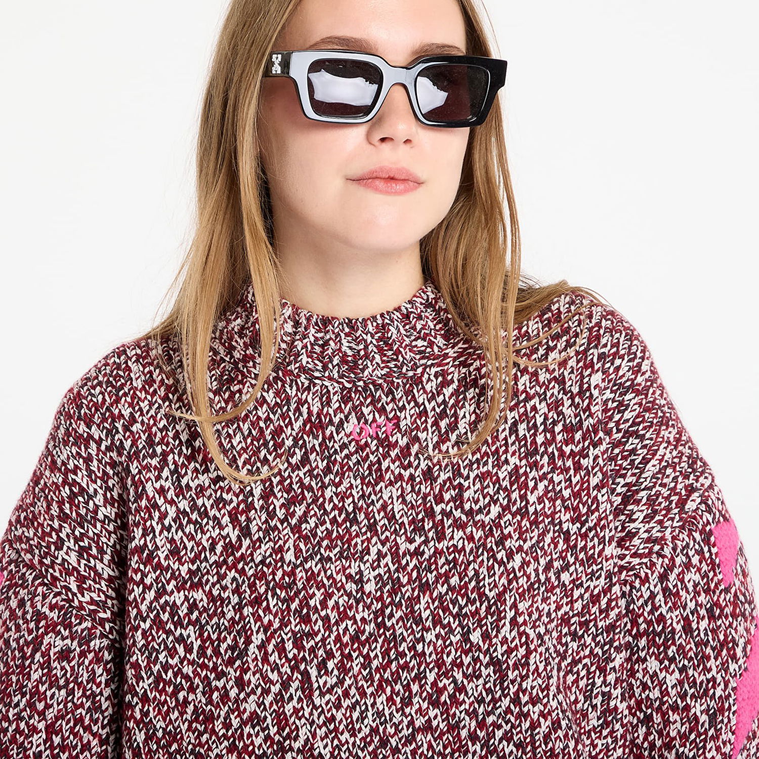 Пуловер Off-White Mouline Arrow Knit Crewneck Многоцветен | OWHE10JF25KNI0012632, 1