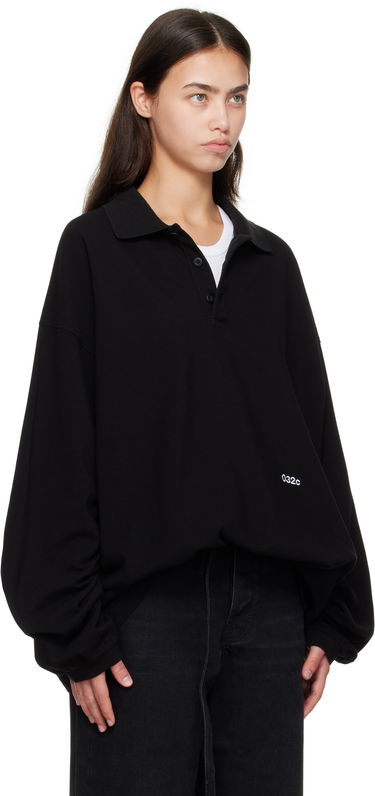 Поло тениска 032C Speed Devil Long Sleeve Polo Черно | F25-URC-0479-050-W, 1