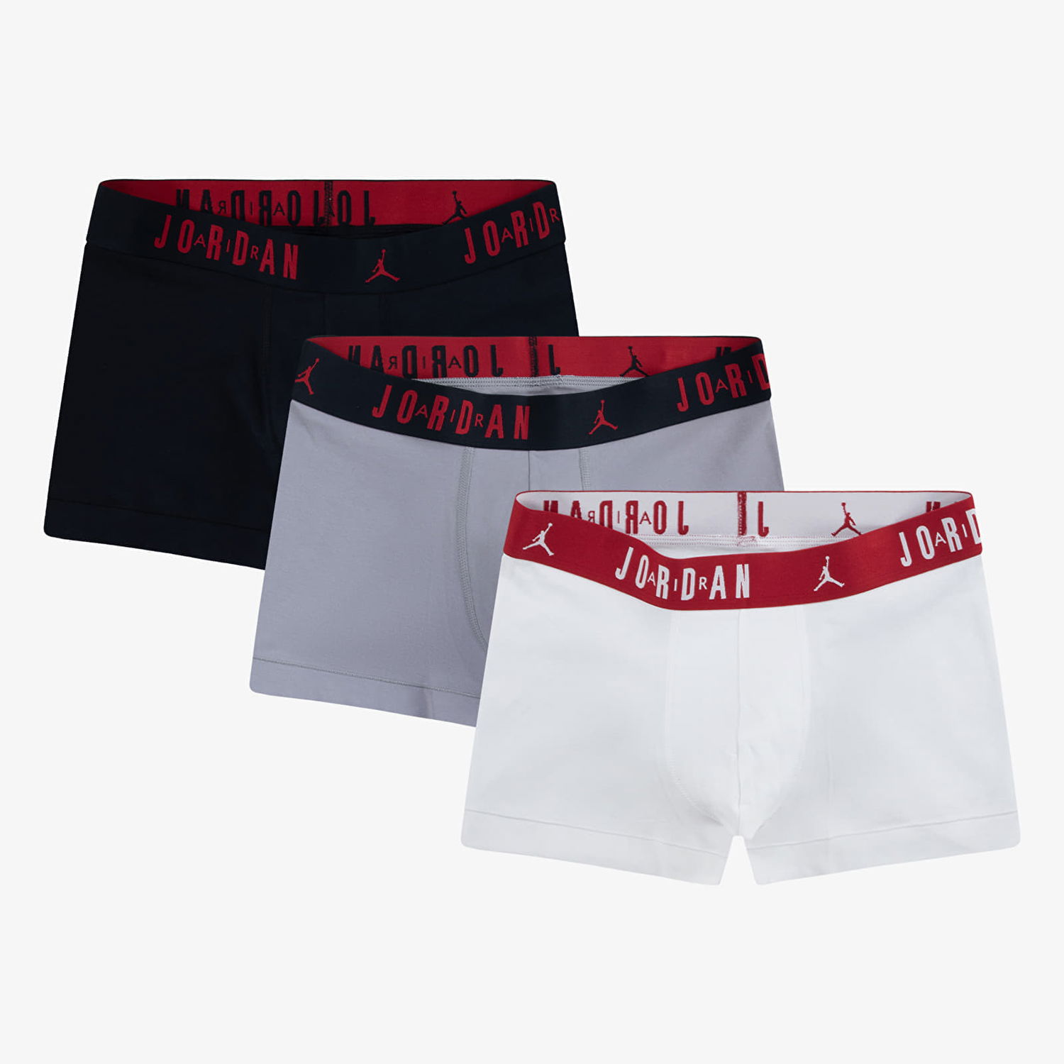 Боксерки Jordan Jordan Mens Flight Cotton 3-Pack Tru Black/ White XXL Многоцветен | JM0693-F66, 0