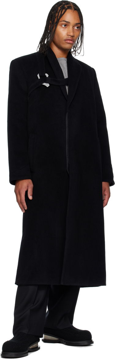 Палта HELIOT EMIL HELIOT EMIL Titan Wool Coat Черно | AW25_M_01_013_BLK01, 3