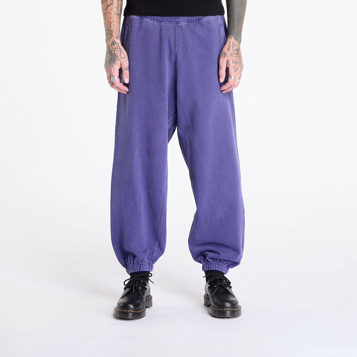 Спортни панталони Carhartt WIP Sweatpants Vista Grand Sweat Pant Aura Garment Dyed XS Синьо | I032337.2BZGD, 0