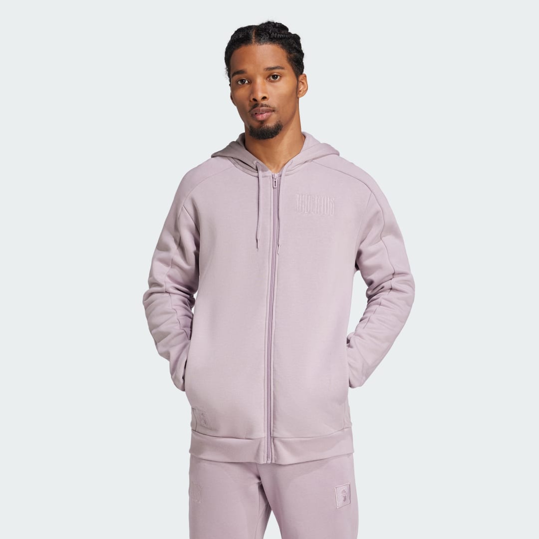 Суитчър adidas Performance Juventus Seasonal Full-Zip Hoodie Лилаво | JI9493, 0