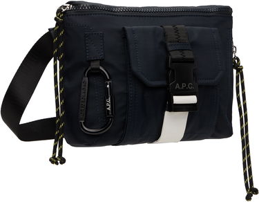 Чанта за кръста A.P.C. Trek Waist Bag Синьо | PAAFH.H62219, 2