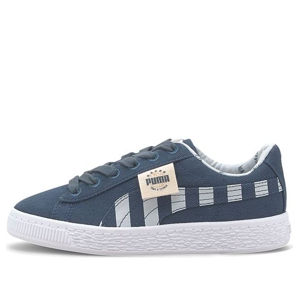 Кецове и обувки Puma PUMA Basket Canvas Little 'Time 4 Change' Синьо | 371756-02, 0