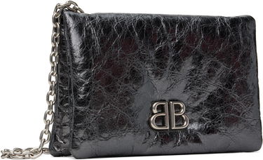Чанта през рамо Balenciaga Balenciaga Monaco Nano Chain Bag Черно | 810562 2AAYQ, 1