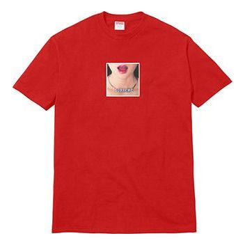 Тениска Supreme Supreme SS18 Necklace Graphic T-Shirt Червено | SUP-SS18-0054