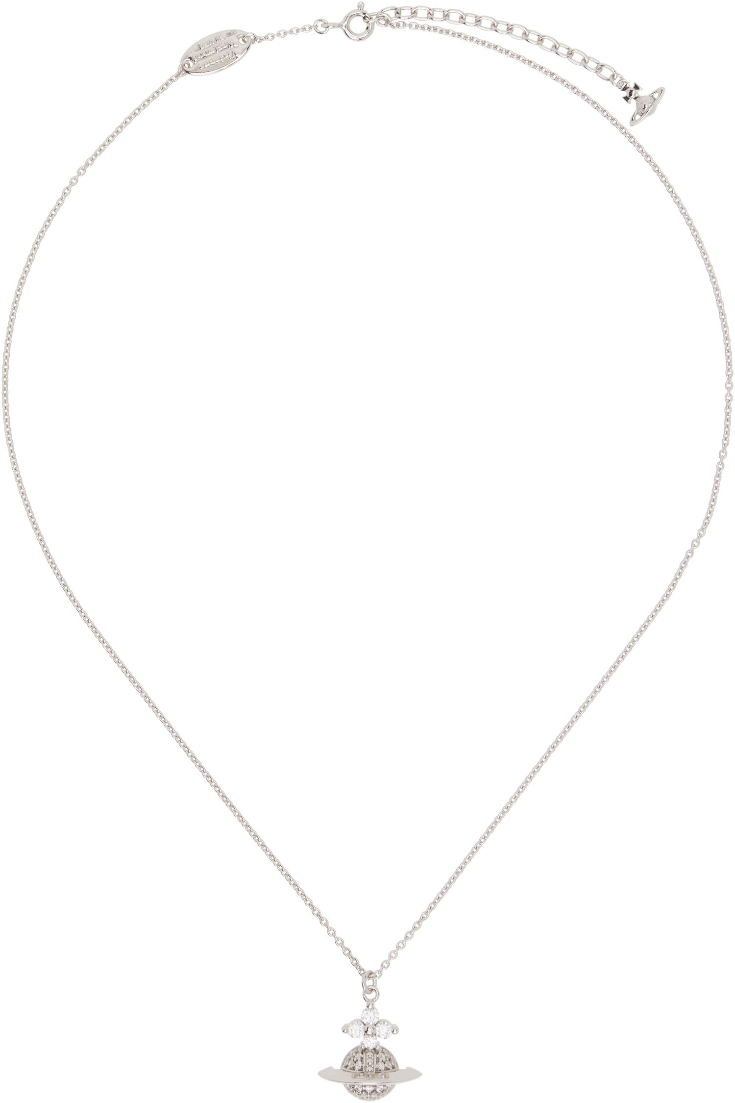 Колие Vivienne Westwood Tiziana Sparkling Orb Pendant Necklace Металик | 630203GA-01P102-, 0