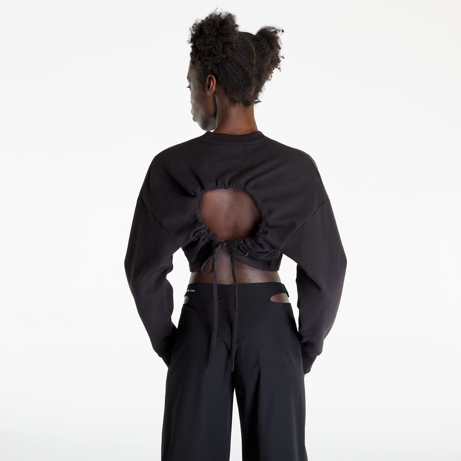 Суитчър CALVIN KLEIN Open Back Crew Neck Черно | J20J220705 BEH, 1