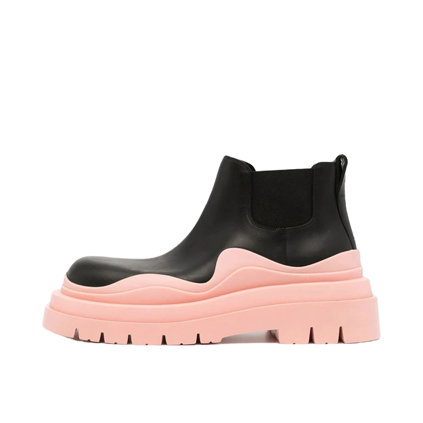 Кецове и обувки Bottega Veneta Tire Ankle Chelsea Boots Розово | 630300VBS501276