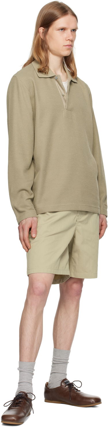 Поло тениска NORSE PROJECTS Norse Projects Ruben Double Face Long Sleeve Polo Зелено | N10-0214, 3