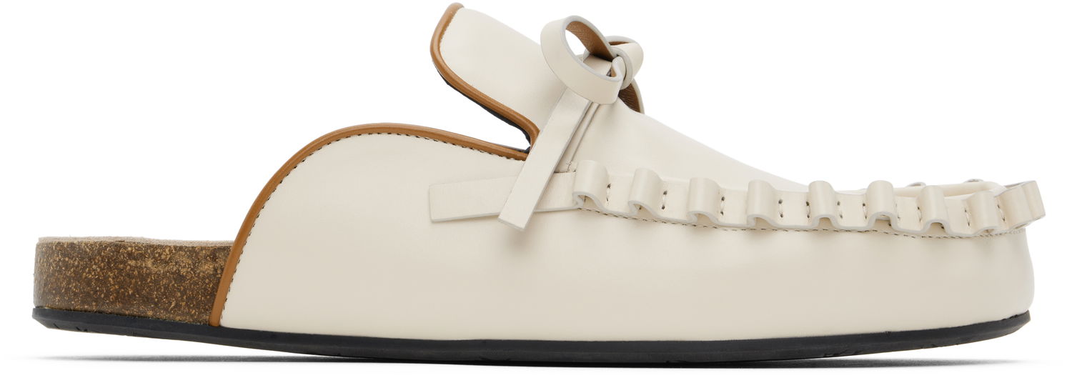 Облекло JW Anderson JW Anderson Ruffle Slip-on Loafers Бяло | LF0068-LA0323, 0