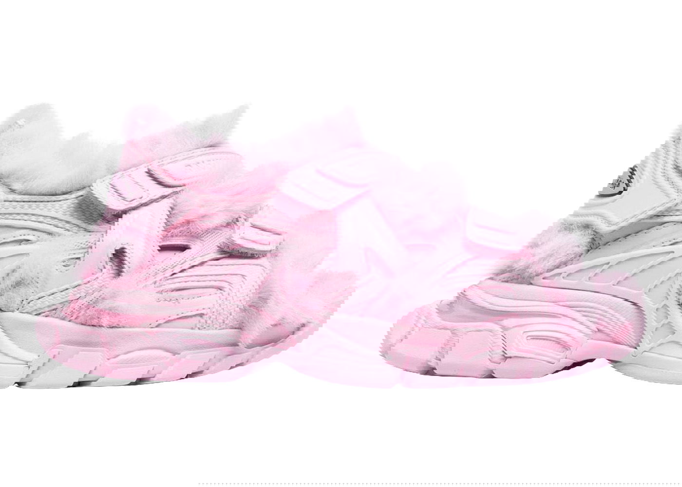Кецове и обувки Balenciaga Track Sandal Fake Fur Pink W Розово | 668560W3CQ35000, 0