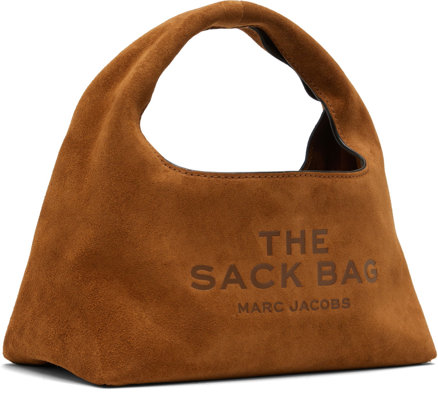 Голяма пазарска чанта Marc Jacobs The Suede Mini Sack Tote Кафяво | 2F5HSH099H01, 1