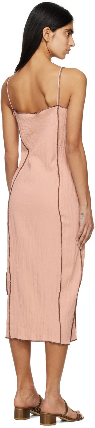 Pокля Baserange Maxi Linen Dress Розово | DRSKS-LC-SP24, 2