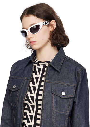 Слънчеви очила Marc Jacobs Marc Jacobs Bold Logo Wrapped Sunglasses Бяло | Marc 738/S 716736980867, 3
