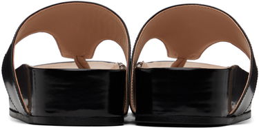 Pокля Simone Rocha Simone Rocha Pearl Thong Platform Sandals Черно | SLD47D 0740, 1