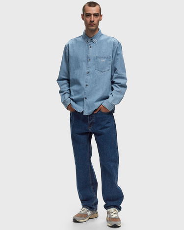 Риза OBEY Logan Denim Shirt Синьо | 181200410-LIN, 2
