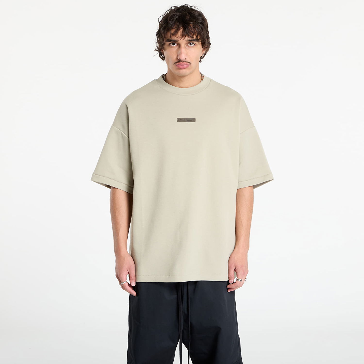 Тениска Fear of God Fear of God Essentials Pique 90's Short Sleeve T-Shirt Бежово | 125SP254416F-659, 0